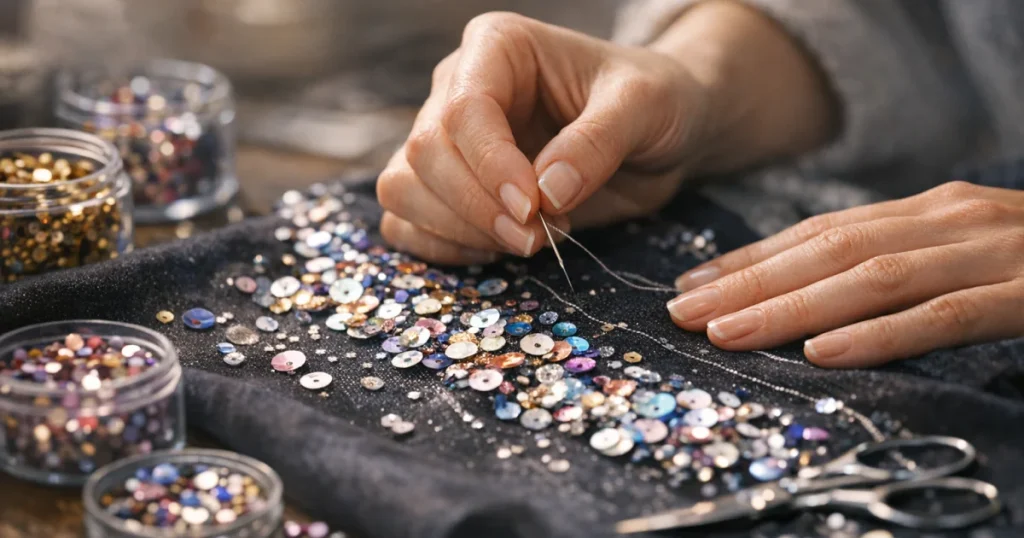 Cekiny – jak wybrać i zastosować w modzie oraz rękodziele