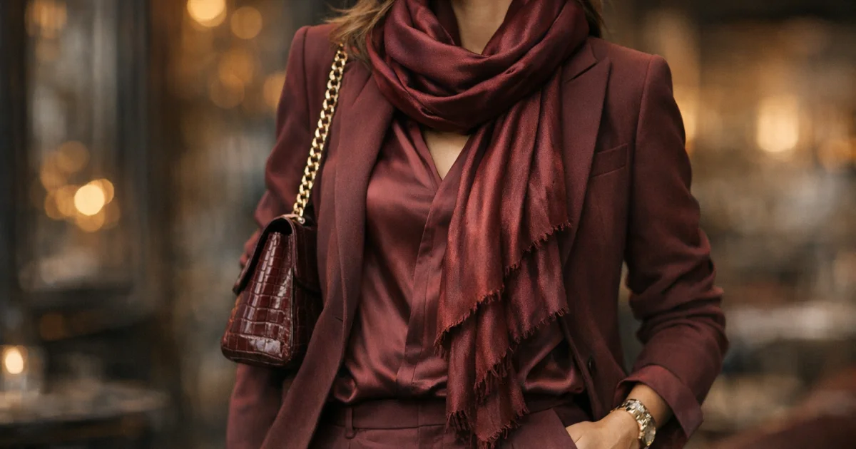 Do czego pasuje bordowy w stylizacjach – praktyczny przewodnik