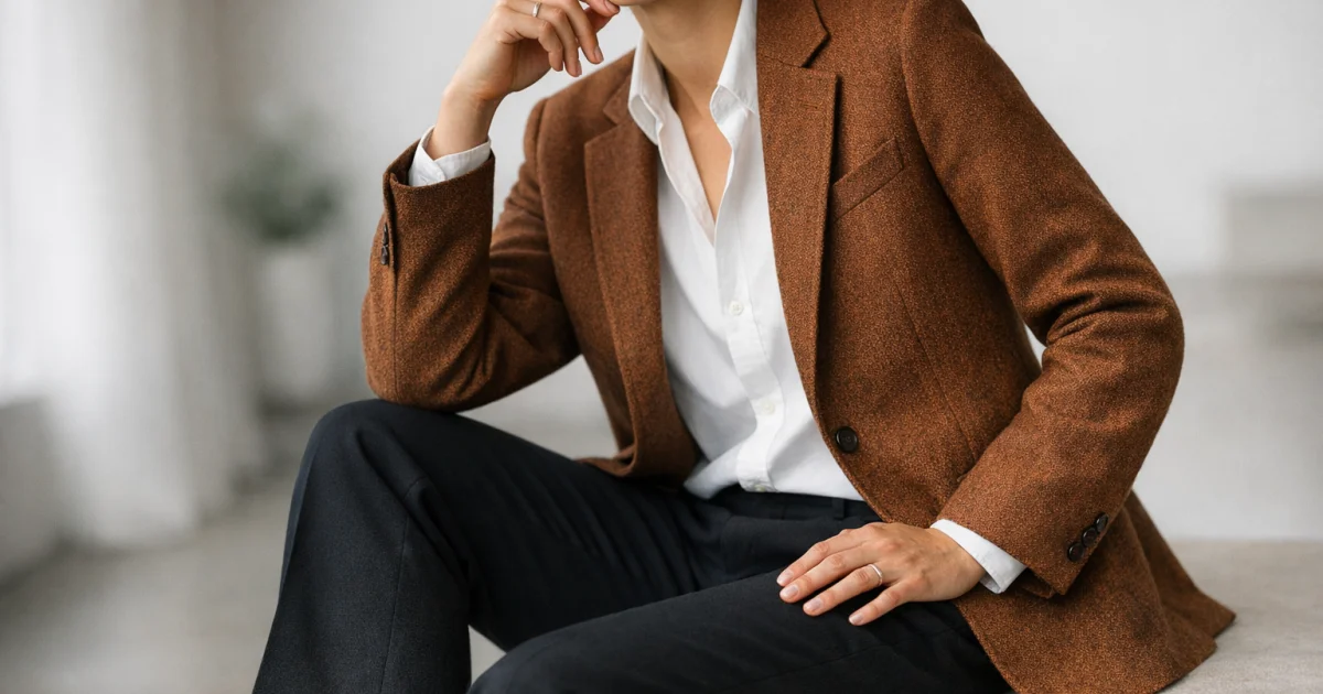 Do czego pasuje brązowa marynarka – przewodnik po stylizacjach